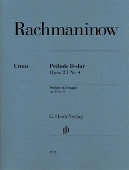 Abbildung von Rachmaninow / Rahmer | Prélude D-dur op. 23,4 | 1. Auflage | 2017 | beck-shop.de
