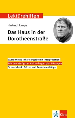Abbildung von Lektürehilfen Hartmut Lange 