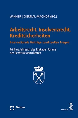 Abbildung von Winner / Cierpial-Magnor | Arbeitsrecht, Insolvenzrecht, Kreditsicherheiten | 1. Auflage | 2017 | beck-shop.de