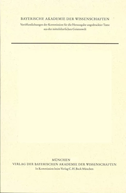 Abbildung von Schrama, Martijn | Gabriel Biel en zijn Leer over de Allerheiligste Drie vuldigheid volgens het eerste Boek van zijn Collectorium | 1. Auflage | 1981 | Band 9 | beck-shop.de