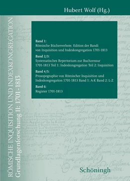 Abbildung von Wolf | Römische Inquisition und Indexkongregation | 1. Auflage | 2017 | 1-6 | beck-shop.de