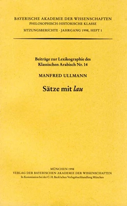 Abbildung von Spitaler, Anton / Ullmann, Manfred | Sätze mit 