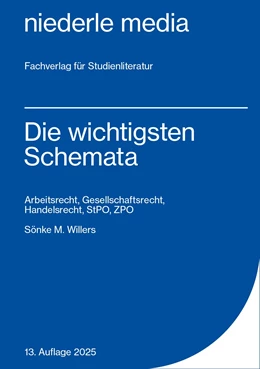 Abbildung von Willers | Die wichtigsten Schemata | 7. Auflage | 2025 | beck-shop.de