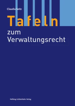Abbildung von Seitz | Tafeln zum Verwaltungsrecht | 1. Auflage | 2017 | beck-shop.de