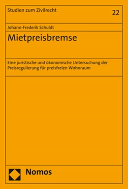 Abbildung von Schuldt | Mietpreisbremse | 1. Auflage | 2017 | 22 | beck-shop.de