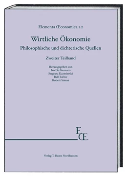 Abbildung von De Gennaro / Kazmierski | Wirtliche Ökonomie | 1. Auflage | 2017 | beck-shop.de