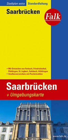 Abbildung von Falk Stadtplan Extra Saarbrücken 1:20 000 | 12. Auflage | 2017 | beck-shop.de