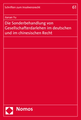 Abbildung von Yu | Die Sonderbehandlung von Gesellschafterdarlehen im deutschen und im chinesischen Recht | 1. Auflage | 2017 | 61 | beck-shop.de