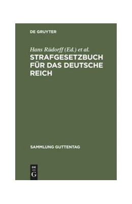 Abbildung von Rüdorff / Appelius | Strafgesetzbuch für das Deutsche Reich | 16. Auflage | 1892 | 2 | beck-shop.de