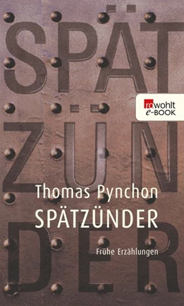 Abbildung von Pynchon | Spätzünder | 1. Auflage | 2015 | beck-shop.de