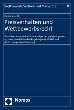 Abbildung von Jacobi | Preisverhalten und Wettbewerbsrecht | 1. Auflage | 2017 | 8 | beck-shop.de