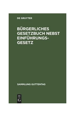 Abbildung von Bürgerliches Gesetzbuch nebst Einführungsgesetz | 16. Auflage | 1928 | beck-shop.de