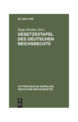 Abbildung von Bruhns | Gesetzestafel des deutschen Reichsrechts | 2. Auflage | 1913 | 63 | beck-shop.de