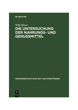 Abbildung von Meyer | Die Untersuchung der Nahrungs- und Genussmittel | 1. Auflage | 1902 | 6 | beck-shop.de