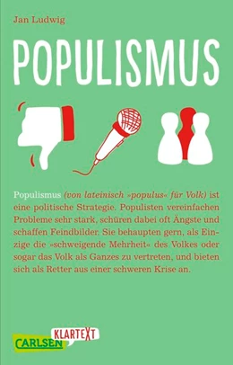 Abbildung von Ludwig | Populismus (Carlsen Klartext) | 1. Auflage | 2017 | beck-shop.de