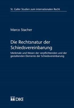 Abbildung von Stacher | Die Rechtsnatur der Schiedsvereinbarung | 1. Auflage | 2007 | 36 | beck-shop.de