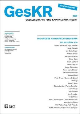 Abbildung von Bahar / Trindade | Die grosse Aktienrechtsrevision | 1. Auflage | 2008 | beck-shop.de