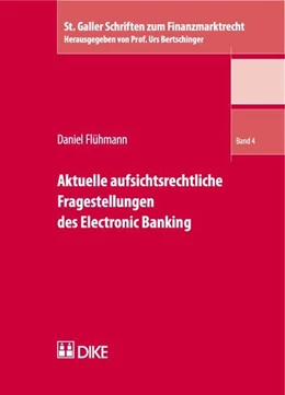 Abbildung von Flühmann | Aktuelle aufsichtsrechtliche Fragestellungen des Electronic Banking | 1. Auflage | 2009 | beck-shop.de