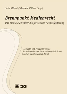 Abbildung von Hänni / Kühne | Brennpunkt Medienrecht | 1. Auflage | 2009 | beck-shop.de