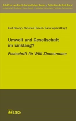 Abbildung von Bisang / Hirschi | Umwelt und Gesellschaft im Einklang? | 1. Auflage | 2011 | 4 | beck-shop.de