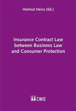 Abbildung von Heiss | Insurance Contract Law between Business Law and Consumer Protection | 1. Auflage | 2012 | beck-shop.de