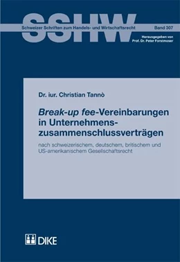 Abbildung von Tannò | Break-up fee-Vereinbarungen in Unternehmenszusammenschlussverträgen | 1. Auflage | 2012 | 307 | beck-shop.de