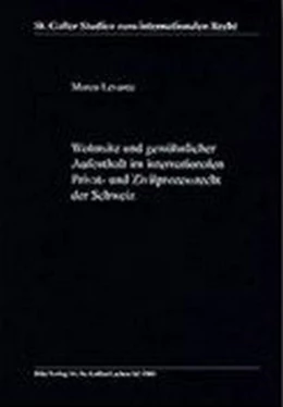 Abbildung von Levante | Wohnsitz und gewöhnlicher Aufenthalt im internationalen Privat- und Zivilprozessrecht der Schweiz | 1. Auflage | 1998 | 24 | beck-shop.de