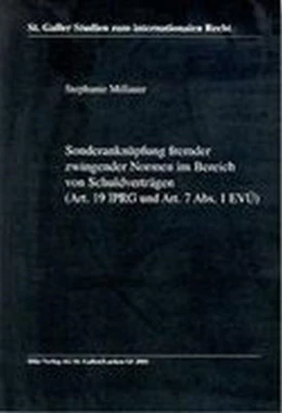 Abbildung von Millauer | Sonderanknüpfung fremder zwingender Normen im Bereich von Schuldverträgen (Art. 19 IPRG und Art. 7 Abs. 1 EVÜ) | 1. Auflage | 2001 | 29 | beck-shop.de