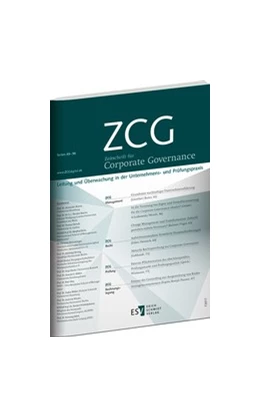 Abbildung von ZCG • Zeitschrift für Corporate Governance | 13. Auflage | 2025 | beck-shop.de