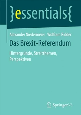 Abbildung von Niedermeier / Ridder | Das Brexit-Referendum | 1. Auflage | 2016 | beck-shop.de