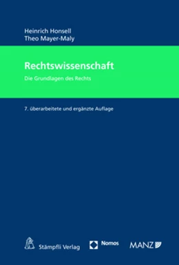 Abbildung von Honsell / Mayer-Maly | Rechtswissenschaft | 7. Auflage | 2018 | beck-shop.de