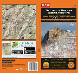 Abbildung von Gruppo di Brenta - Brentagruppe 1 : 25 000 | 1. Auflage | 2017 | beck-shop.de