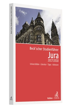 Abbildung von Beck'scher Studienführer Jura Wintersemester 2017/2018 | 1. Auflage | 2017 | beck-shop.de