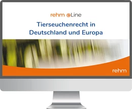 Abbildung von Tierseuchenrecht in Deutschland und Europa • Online | 1. Auflage | | beck-shop.de