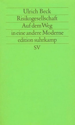 Abbildung von Beck | Risikogesellschaft | 1. Auflage | 2016 | beck-shop.de