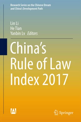 Abbildung von Li / Lv | China's Rule of Law Index 2017 | 1. Auflage | 2018 | beck-shop.de
