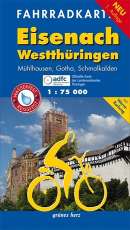 Abbildung von Gebhardt | Eisenach Westthüringen Fahrradkarte 1 : 75 000 | 2. Auflage | 2017 | beck-shop.de