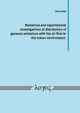 Abbildung von Afzal | Numerical and experimental investigations of distribution of gaseous emissions with the air flow in the indoor environment | 1. Auflage | 2017 | beck-shop.de