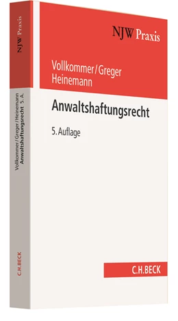 Abbildung von Vollkommer / Greger | Anwaltshaftungsrecht | 5. Auflage | 2021 | Band 50 | beck-shop.de