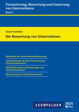 Abbildung von Seefelder | Die Bewertung von Unternehmen | 1. Auflage | 2020 | Band 1 | beck-shop.de