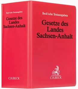 Abbildung von Gesetze des Landes Sachsen-Anhalt | 84. Auflage | 2025 | beck-shop.de