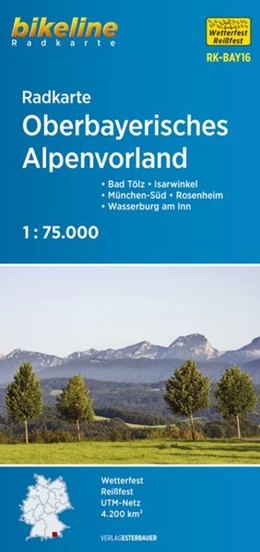 Abbildung von Esterbauer Verlag | Bikeline Radkarte Oberbayerisches Alpenvorland 1 : 75 000 | 2. Auflage | 2017 | beck-shop.de