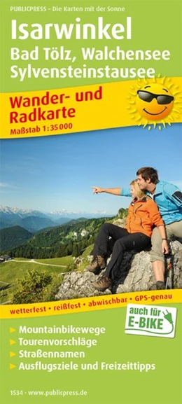 Abbildung von Isarwinkel, Bad Tölz, Walchensee, Sylvensteinstausee 1:1:35 000 | 1. Auflage | 2021 | beck-shop.de