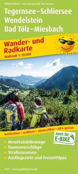 Abbildung von Tegernsee - Schliersee, Wendelstein, Bad Tölz - Miesbach 1:35 000 | 1. Auflage | 2020 | beck-shop.de