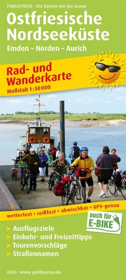 Abbildung von Ostfriesische Nordseeküste, Westlicher Teil 1:50 000 | 3. Auflage | 2017 | beck-shop.de