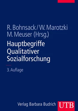 Abbildung von Bohnsack / Marotzki | Hauptbegriffe Qualitativer Sozialforschung | 3. Auflage | 2010 | beck-shop.de