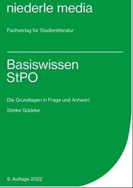 Abbildung von Gödeke | Basiswissen StPO | 5. Auflage | 2022 | beck-shop.de