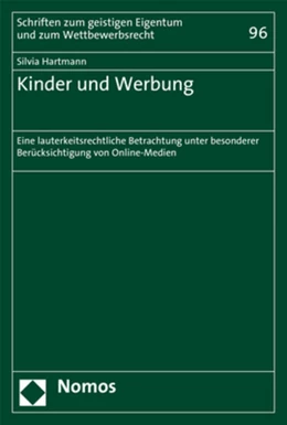 Abbildung von Hartmann | Kinder und Werbung | 1. Auflage | 2017 | 96 | beck-shop.de