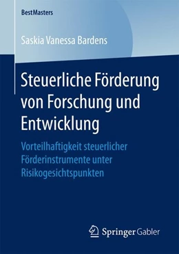 Abbildung von Bardens | Steuerliche Förderung von Forschung und Entwicklung | 1. Auflage | 2017 | beck-shop.de
