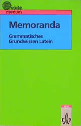 Abbildung von Meyer | Memoranda. Grammatisches Grundwissen Latein | 1. Auflage | | beck-shop.de